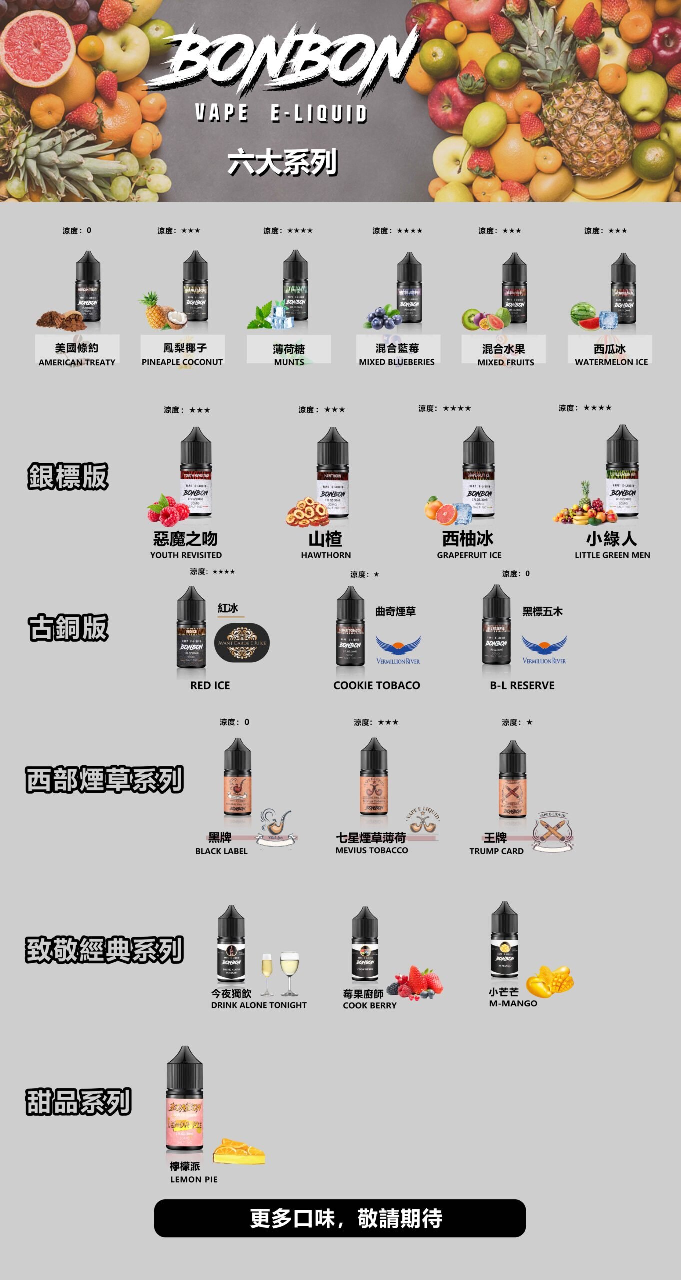 【小煙油】BONBON邦邦 30ml(3.0%)-紅冰 莓果派對 法式檸檬派 小芒芒 惡魔之吻 山楂 西柚 小綠人 薄荷糖 菠蘿椰汁:圖片 17